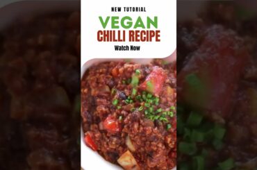 HEALTHY VEGAN CHILI RECIPE | #SHORTS