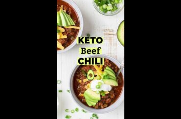 Keto Beef Chili | #Shorts