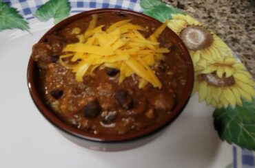 Chicken Chili  is served! Crocktober 2021 #wotd