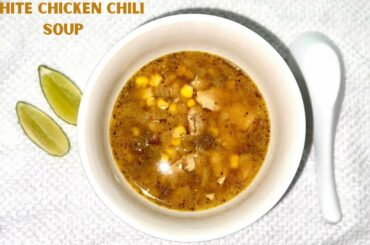 White Chicken Chili Soup | Crockpot Recipe