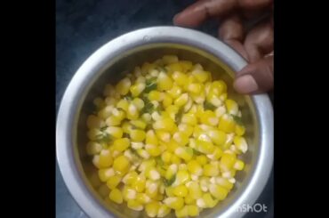 Sweet corn recipes - green chili butter sweet corn & fried butter sweet corn