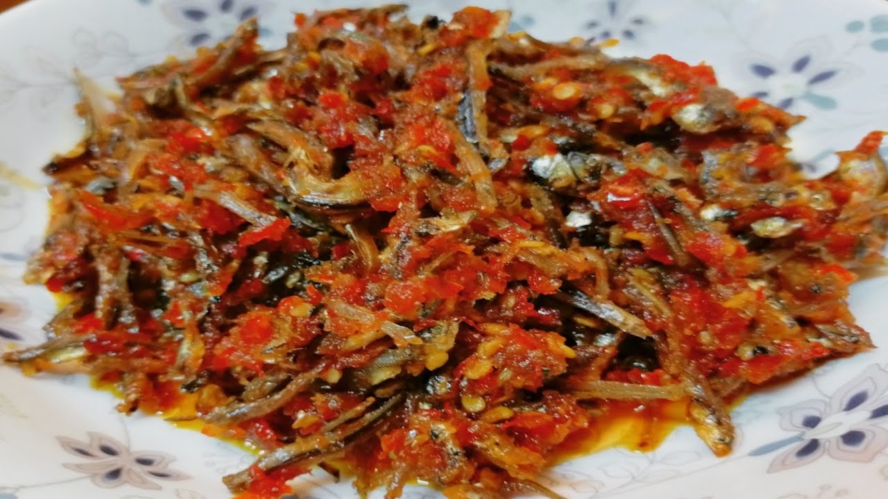 ANCHOVIES CHILI RECIPE RESEP SAMBAL TERI SAMBAL IKAN BILIS