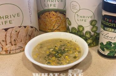 Thrive Thursday- Creamy Chicken Chili Recipe  Make this comfort soup with food storage ingredients