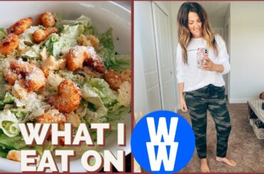 FULL DAY OF EATING ON WW| WHITE CHICKEN CHILI RECIPE FROM SKINNYISHDISH