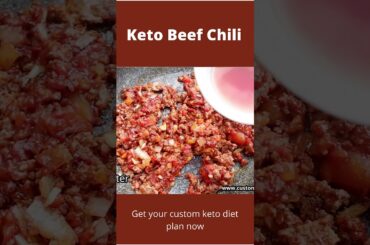 Keto Beef Chili.#Shorts