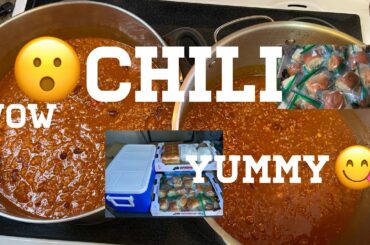 Cooked Two Pots of Chili                #yummy