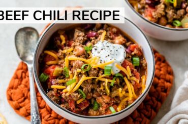 CHILI RECIPE | how to make beef chili