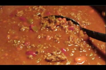EASY Savory Salsa CHILI with Beans  -  #3126