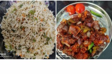 Chili Chicken and veg Fried rice| upcoming recipes|
