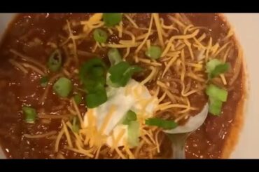 Homemade chili recipe~easy and delicious