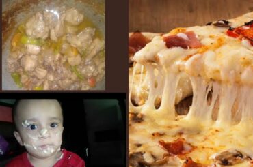 chicken chili recipe// late night order pizza