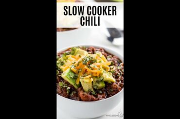Easy Crockpot Keto Chili #shorts