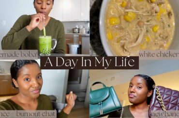 Choosing Balance Over Burnout, White Chicken Chili & New Fall Handbags | Vlog