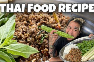 “DAGING SAPI PEDAS” THAI STIR FRY CHILI BEEF RECIPE - makan lahap pakai lalapan sereh pare kemangi