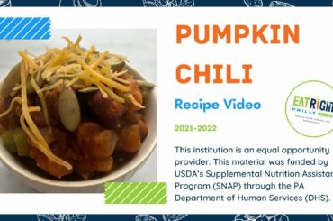 Pumpkin Chili Recipe Video