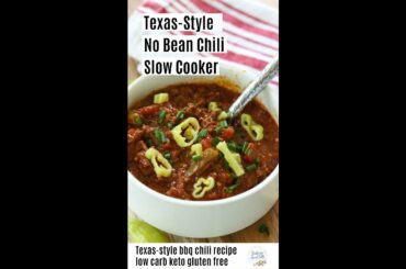 Slow Cooker No Bean Chili | #shorts