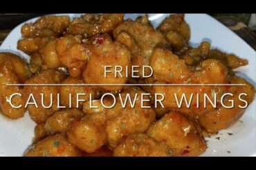 Fried Cauliflower Wings Recipe, with Sweet Chili Sauce.. Foodartfitness