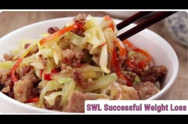 This Is Delicious! - Keto Chili Black Bean Pork Cabbage Stir Fry