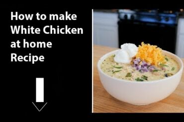 Famous White Chicken Chili Recipe | Crumbly Buttery Corn Bread recipe | Views on the road