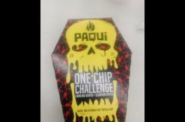 I said I was gonna do it and I did my best. If you wanna see how shitty it turned out, watch it. @PaquiChips #OneChipChallenge