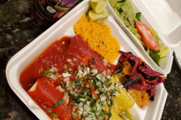 Steak enchiladas with a spicy kick