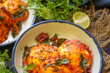 Egg Idli is basically eggs cooked in a an idli pan and then tossed with a spicy masala.