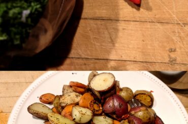 Mixed a Ghost and a Aji Caballero pepper into my morning potatoes