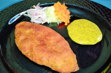 Crispy Chicken Cutlet - Recipe in comment