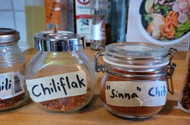Carefully labeled and in different jars to avoid any accidents...