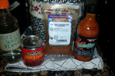Time to blend up a new batch of house hot sauce.