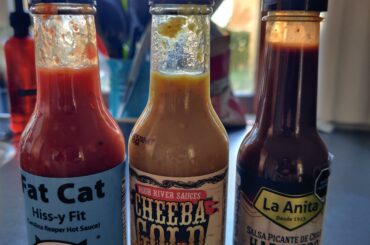 My first "real" hot sauces.