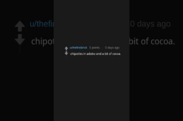 What's your secret chili ingredient