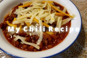 Chili recipe - homemade and easy