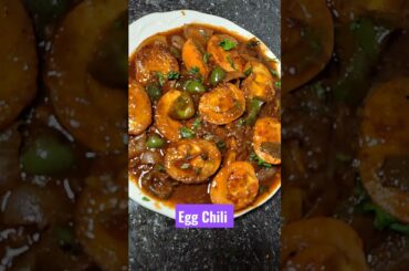 Egg Chili Recipe #Restaurant Style Recipe #shorts