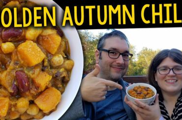 Recipe: Brian's Golden Autumn Pumpkin Chili (Oil-Free, Plant-Based, Vegan)