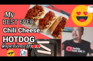EP 52 : CHILI CHEESE HOTDOG // How To Make The Best Chili Cheese Hotdog// @KONG DING'S COOKERY TV