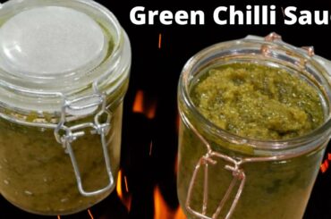 Green Chilli Sauce| How To Make Tasty Green Chilli Sauce