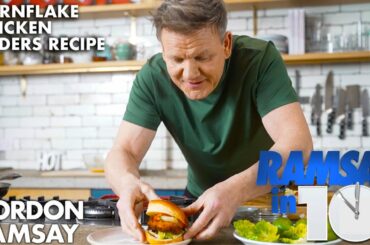 Gordon Ramsay Makes Spicy Cornflake Chicken Sliders in Under 10 Minutes