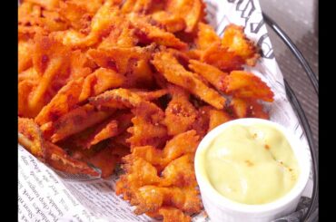 HOW TO MAKE CHILI LIME BOWTIE PASTA CHIPS | AIR FRYER RECIPE