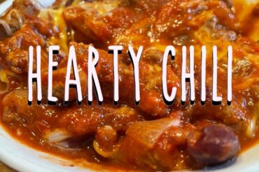 Cook With Me! // Hearty Chili // Simple Dinner Recipe // Fall Cooking