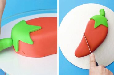 Chili Cake So Tasty | So Yummy Cake Tutorials | Easy Chocolate Cake | Master Cake | #Shorts