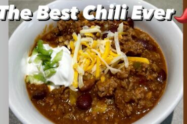 The Best Homemade Chili Ever! |chili recipe |how to make chili |best chili