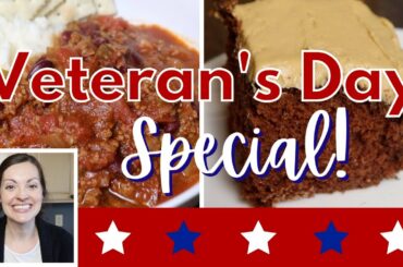 Veteran's Day Special | Chili & Chocolate Cake