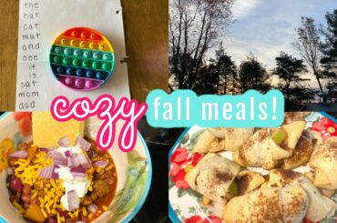 3 INGREDIENT PUMPKIN MUFFINS & CHILI & CORNBREAD