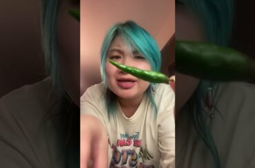 my reaction to eating a spicy chili pepper