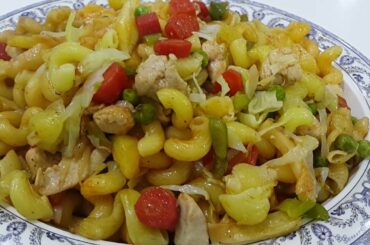 Chicken Vegetable Macaroni | How to make Chicken Chili Macaroni | Chicken Macaroni Homemade Recipe