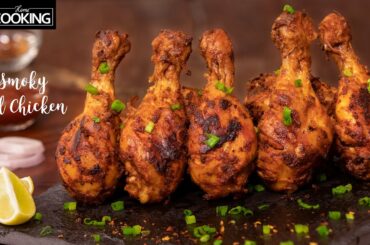 Smokey Red Chicken | Grilled Chicken | Chicken drumsticks | Chicken Recipes | Healthy Recipes