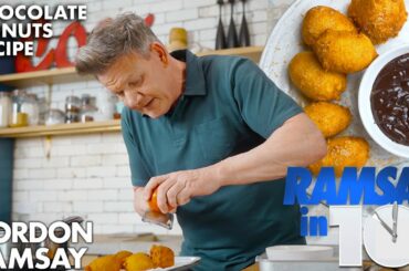 Gordon Ramsay makes Donuts with a Spicy Chocolate Dipping Sauce | Ramsay in 10