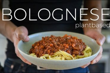 PASTA-BLY THE HEARTIEST PLANT-BASED BOLOGNESE RECIPE EVER!