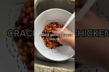 Crockpot Crack White Chicken Chili!